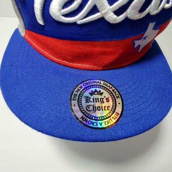 Malaki Texas Snapback Hat Flat Brim Kings Choice - Picture 4 of 12